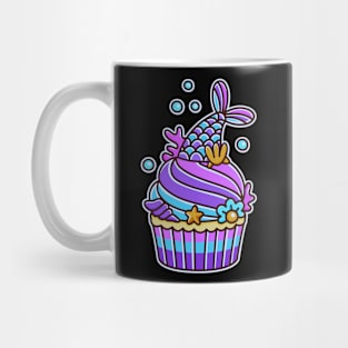 Mermaid Cupcake Shirt Design Mug